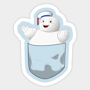 Ghostbusters Pocket Puft Sticker